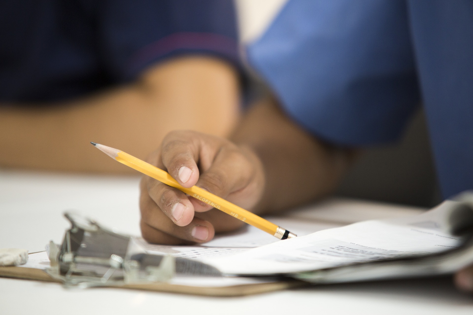 Patient reviewing healthcare documentation at Broad Top Area Medical Center