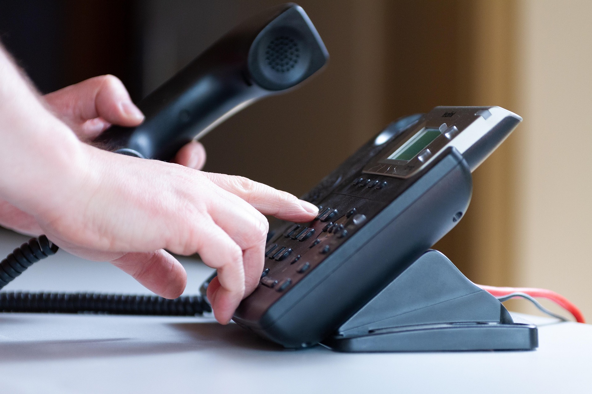 Healthcare professional answering a compliance call